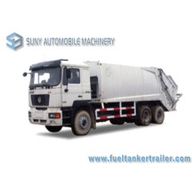 20m3 6X4 Shacman 3axles Comperssion Garbage Truck